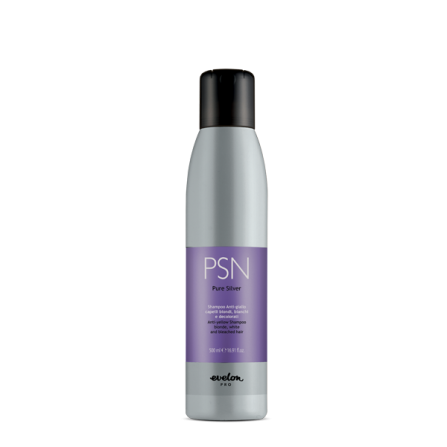 Evelon Pro PSN PURE SILVER ANTI YELLOW SHAMPOO 500ml АНТИЖЪЛТ ШАМПОАН ЗА РУСИ , БЕЛИ И ИЗСВЕТЛЕНИ КОСИ 
